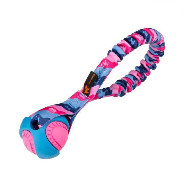 Tug-E-Nuff Pocket Powerball Bungee Tug tirimismänguasi koerale
