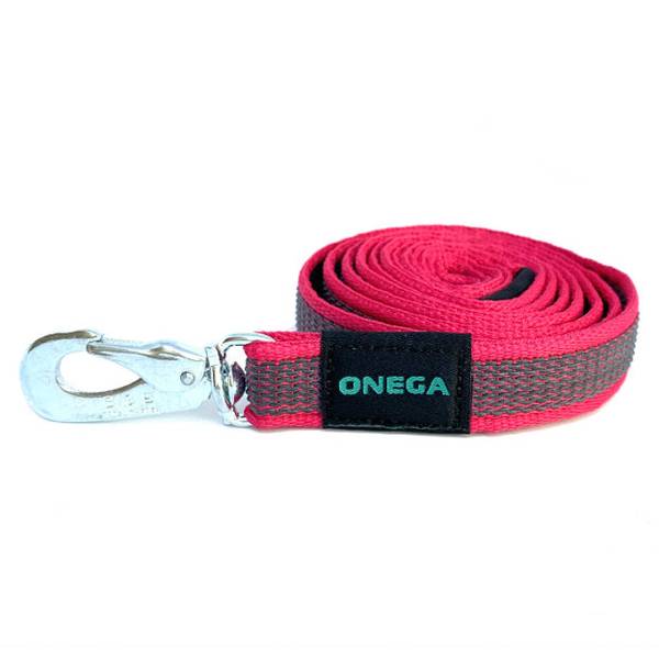 Onega Kummeeritud Jalutusrihm Koerale, Roosa (BGB-karabiiniga) 20mm x 2m