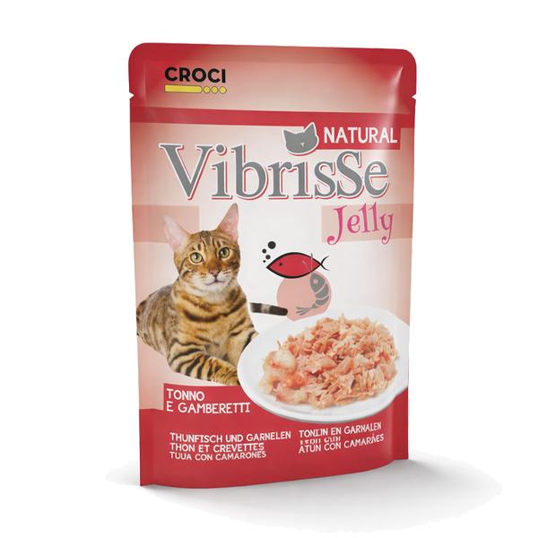 Vibrisse Natural Tarretis Kassile Tuunikala ja Krevettidega 70g