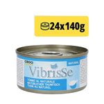 Vibrisse Natural Kassikonserv Tuunikalaga 140g x 24tk