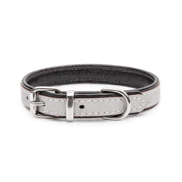 Onega Nahast Kaelarihm Koerale, Helkuriga 16mm x 25cm