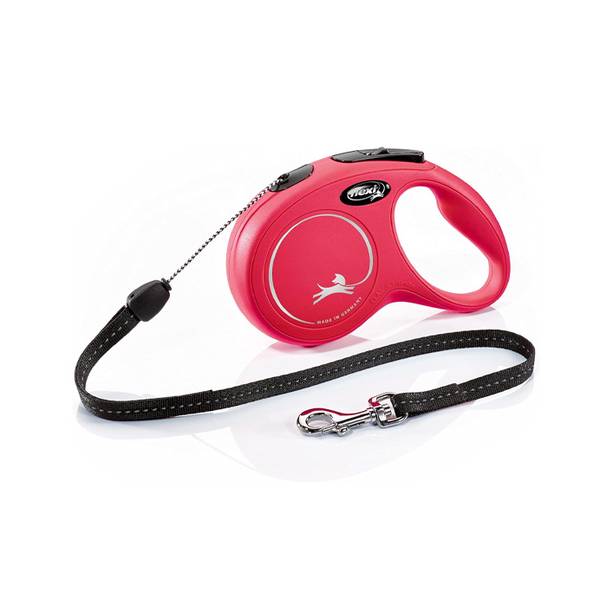 Flexi M New Classic Punane Nöör 5m - 20kg