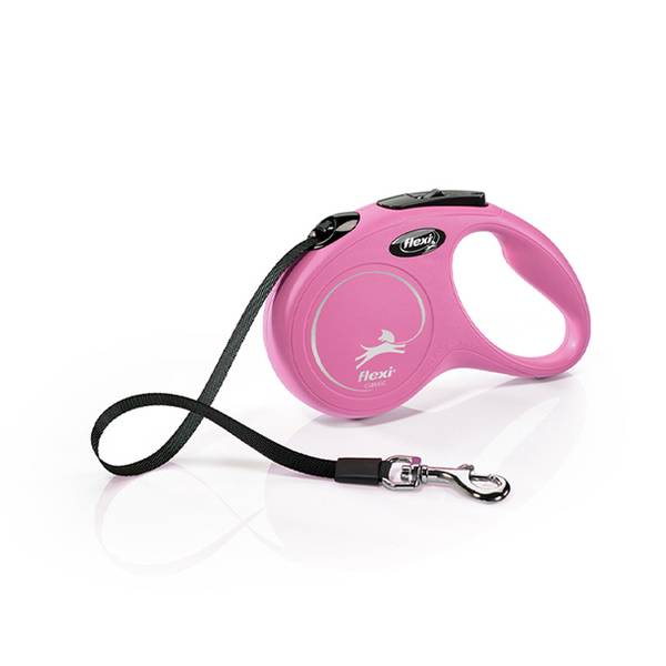 Flexi S New Classic Roosa Lint 5m 15kg