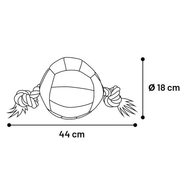 Flamingo Mänguasi Koerale Actionball, Must/Kollane 18cm (Ujub vees) – pilt 2
