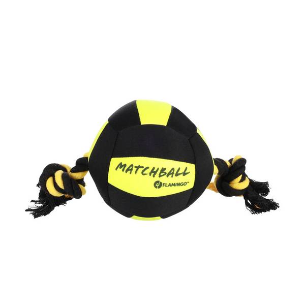Flamingo Mänguasi Koerale Actionball, Must/Kollane 13cm (Ujub vees)