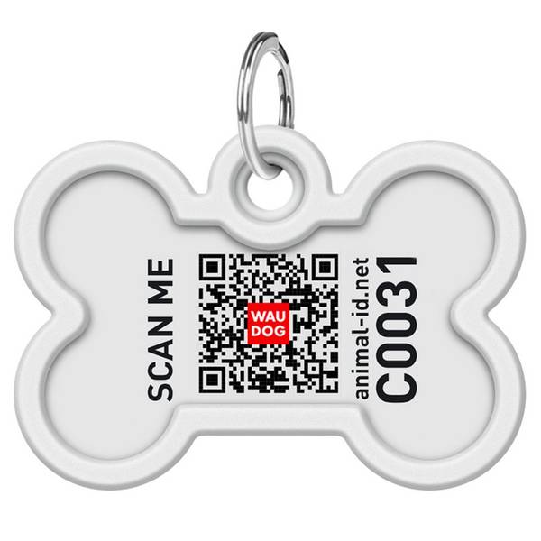 WAUDOG Smart ID Metallist Ripats QR-passiga, Taimed 28x40mm – pilt 2