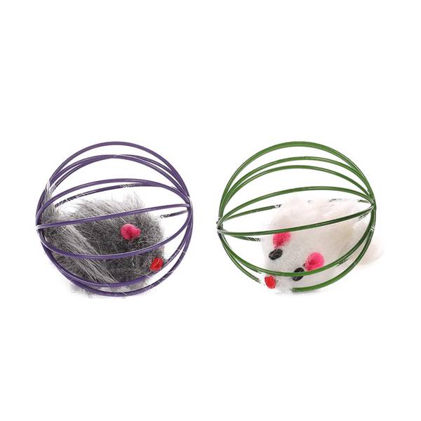 Flamingo Kassi Mänguasi Hiir Metallrõngas 6cm