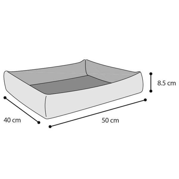 Flamingo Jahutav Ase, Sinine/Hall S 50x40x8,5cm – pilt 2