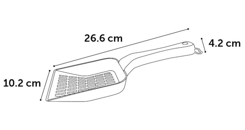 Flamingo WC Kühvel 27x10,5x4cm – pilt 2