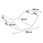 Flamingo Veekindel Auto Istmekate, Must 156x128cm – pilt 5