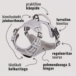 ne&no® sangaga traksid koerale + tõmbeid pehmendav lisarihm | XL (amstaff, pitbullterjer) – pilt 4