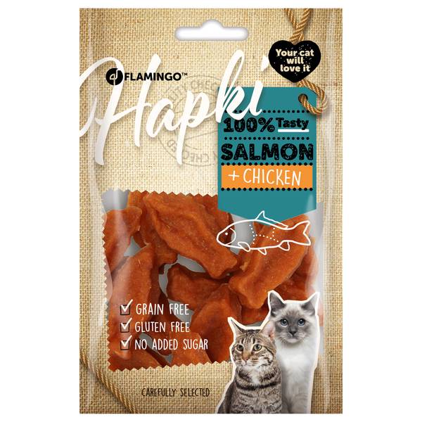 Flamingo Maius Kassile - Hapki Kalakesed Lõhe ja Kanaga 50g