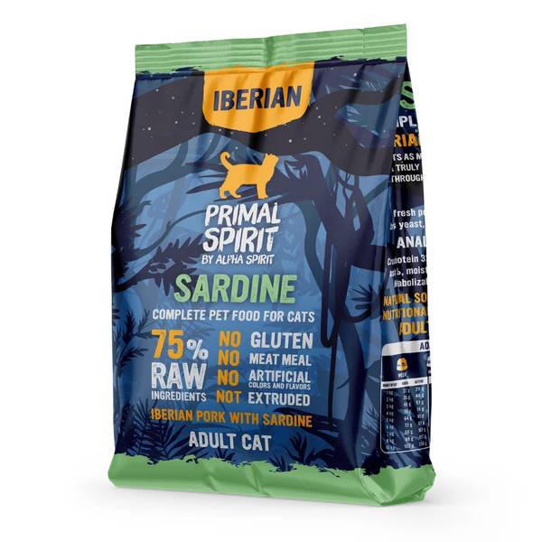 Primal Spirit Sardine Cat Food (Iberian Pork and Sardines) 1 kg