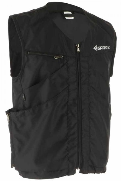 Gappay Lühike Lai Vest Must XL