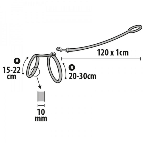 Flamingo Traksid Kassipojale Punane + Jalutusrihm – pilt 3