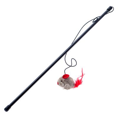 Flamingo Mänguasi Kassile Häälega Hiir Õnge Otsas 50cm
