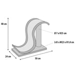 Flamingo Kassi Kraapimispost "Grivola" 50x24x40,5cm – pilt 2