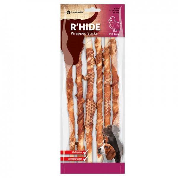 Flamingo Maius Koerale - R'Hide Toornahast Pulgad Pardilihaga 25cm 6tk 130g