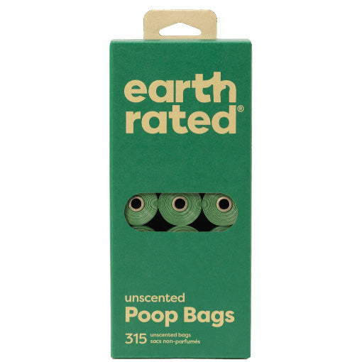 Earth Rated 100% Lekkekindlad Lõhnatud Kakakotid 21 rulli (315tk)